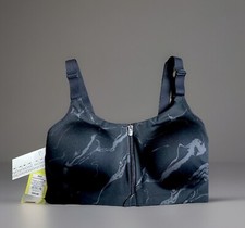 All in Motion High Support Sculpt Zip-Front Crossback Sports Bra 36D NWT