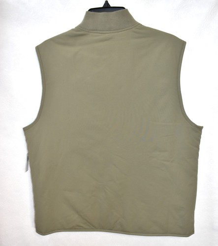 Chaleco Forro Nylon Azul Marino Antiguo Talla Pequeña Verde Para Hombre Nuevo - Imagen 2 de 7