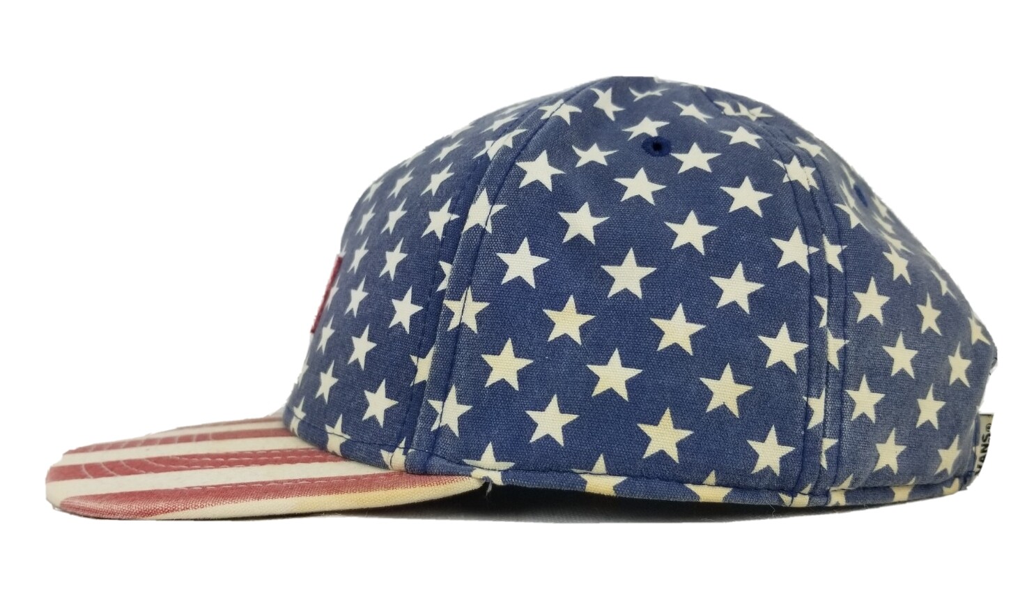VANS Off The Wall Classic Patch Strapback Hat USA… - image 6