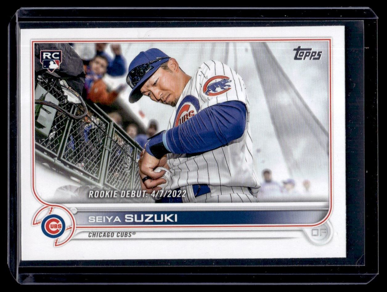 2022 Topps Update Royal Blue Seiya Suzuki RC Chicago Cubs #US259