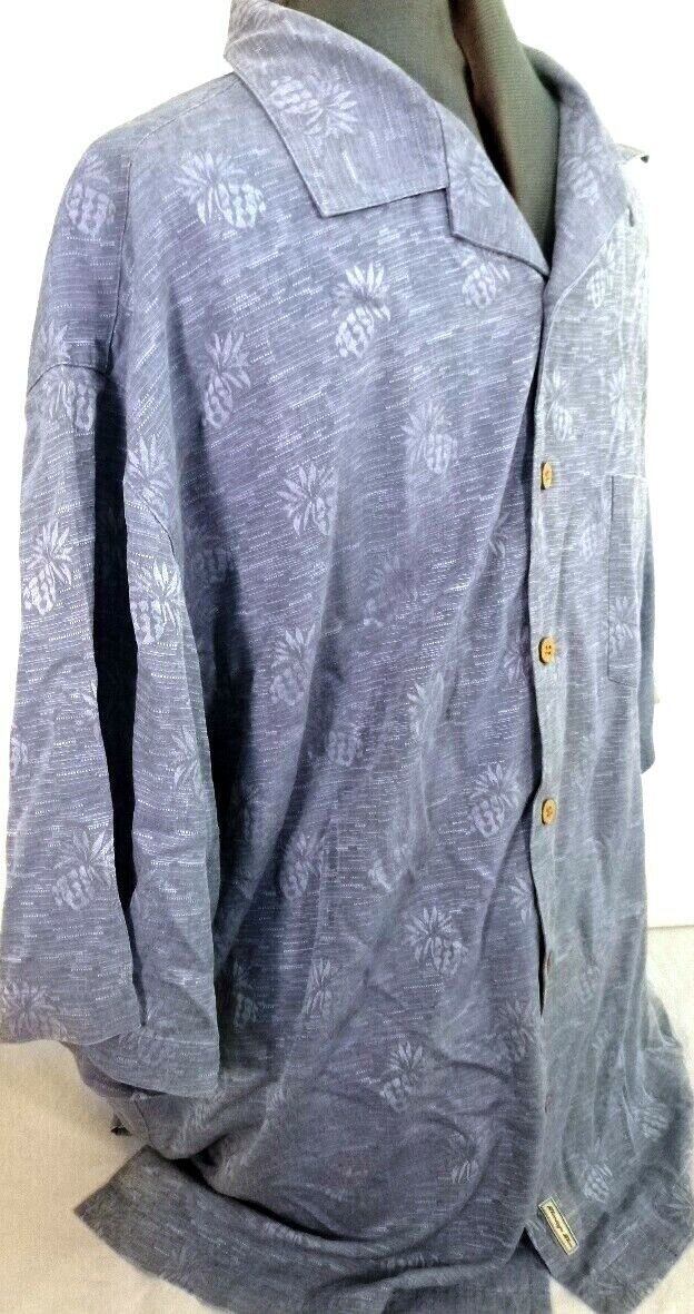 Montego Mon-Mens Hawaiian Shirt, Large, 100% Silk… - image 5