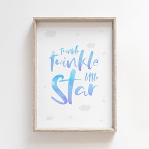 twinkle twinkle wall art