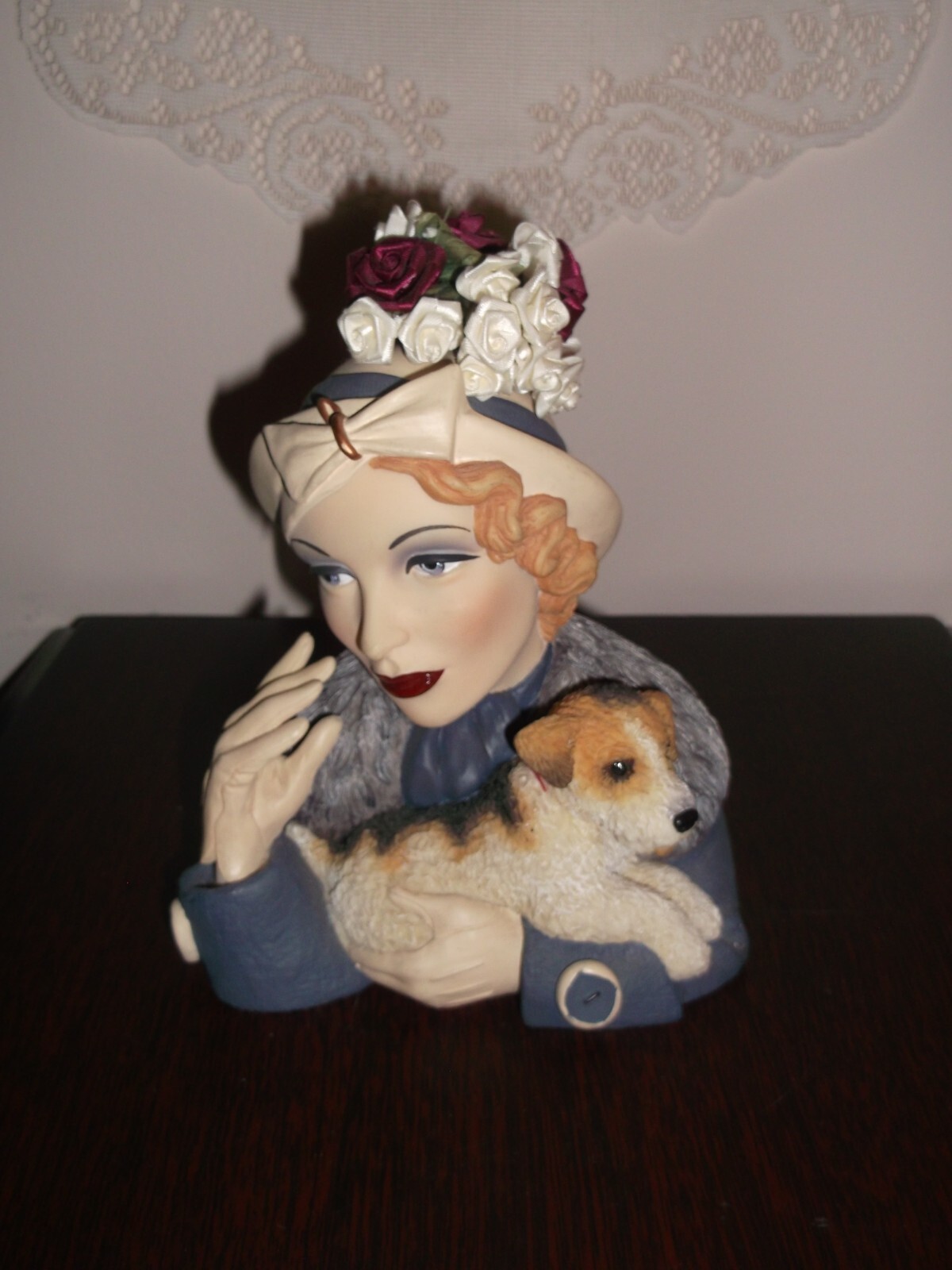 Cameo Girls Lady Head Vase Angeline 1934 “Foxy Lady” eBay