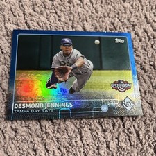 2015 Topps Opening Day Blue Foil #200 Desmond Jennings Rays