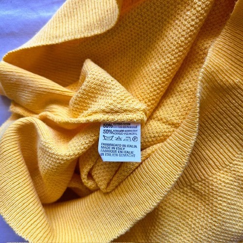 Vtg Donny & Max Collection Mens Jersey XL Yellow read - Picture 6 of 8