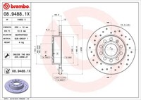Brembo Bremsscheiben Ø288MM + BremsbelÄGe Vorne & Hinten FüR Audi A3 VW Touran
