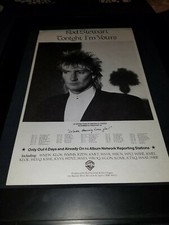 Rod Stewart Tonight I'm Yours Rare Original Radio Promo Poster Ad Framed! #2