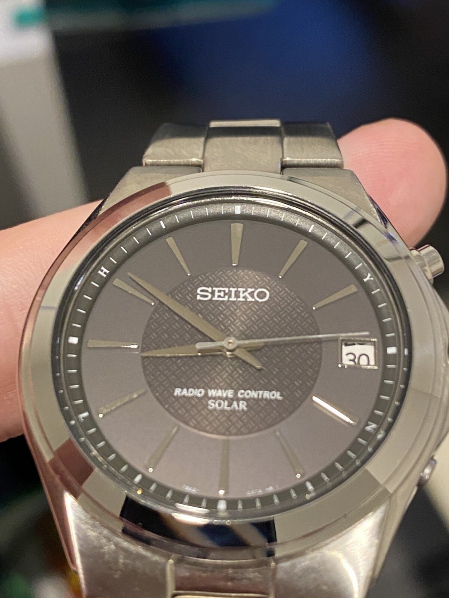 Seiko Radio Wave Control Solar - REF 7B42-0AL0 | eBay Australia