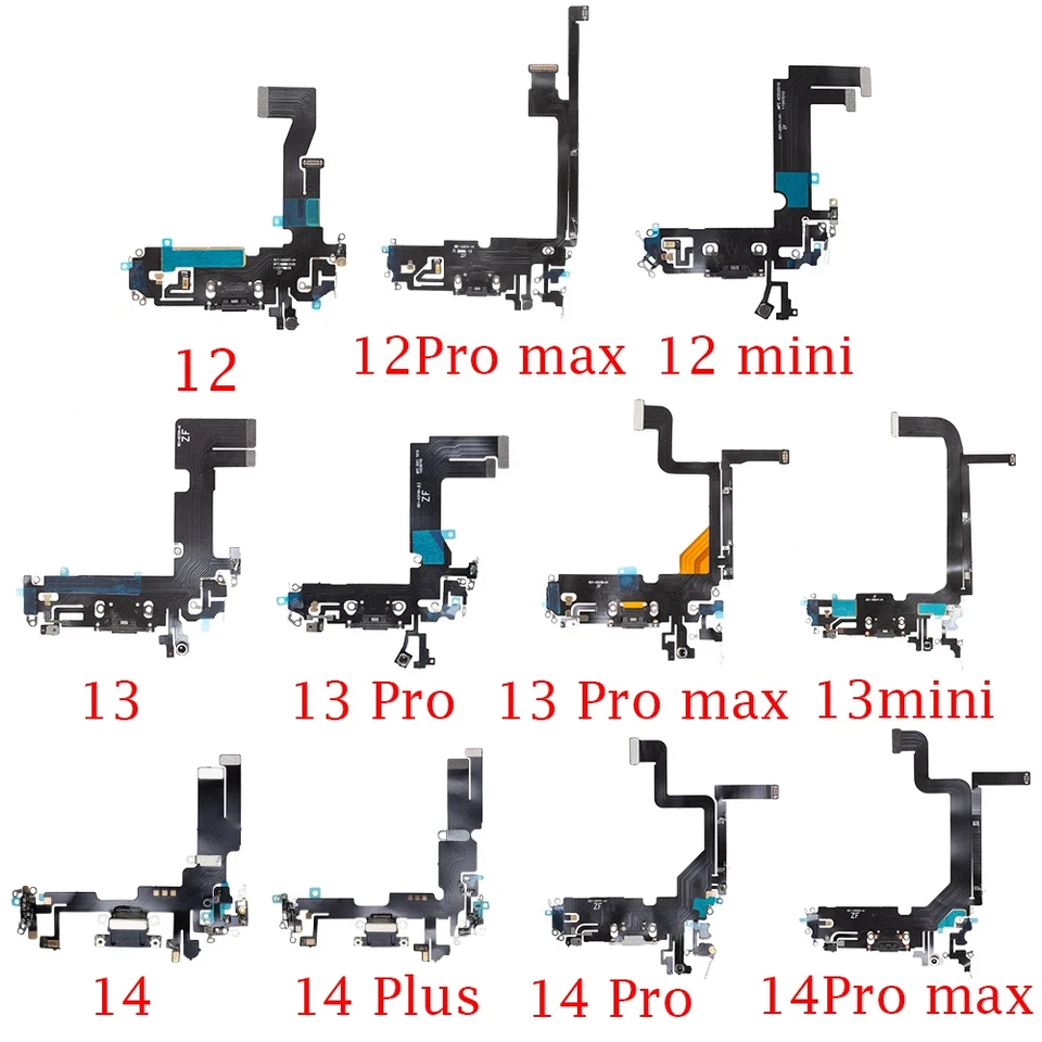 Connecteur De Charge Original Pour iPhone 6G 6S 7 8 X XS XR 11 12 13 14 15 16 17 - Photo 2/3