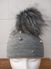 Bioworld Women Winter Fashion Beannie  Pompom Hat