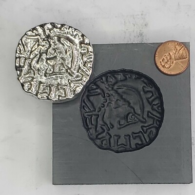 Roman 3D Graphite Ingot Mold for Gold Silver Copper Tin Melting Casting Refining