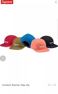 帽子 Supreme Overdyed Ripstop Camp Cap 17aw Supreme Overdyed Ripstop Camp Cap (FW17) - $48