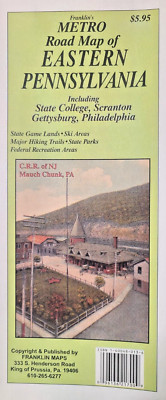 Eastern Pennsylvania Road Map by Franklin Maps