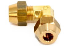 Split Złączka przyłączeniowa klimatyzacji 90° Zestaw 1/2 cala z nakrętkami mosiężne