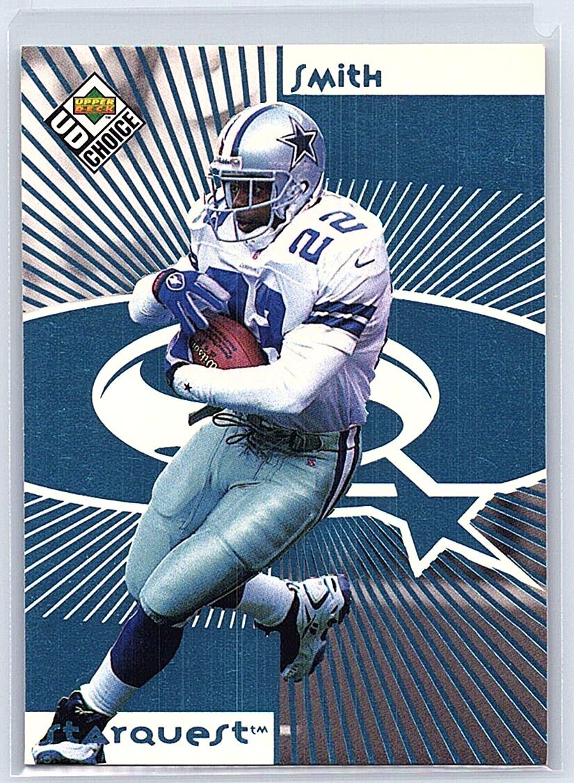 Emmitt Smith 1998 UD Choice #22 Football Card Dallas Cowboys
