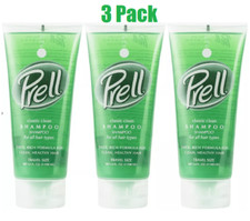 Prell Travel Classic Clean Shampoo 3.4oz, Pack of 3 