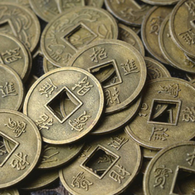  100Pcs Ancient Coins Chinese Feng Shui Lucky Ching Fortune Money Emperors Wealt