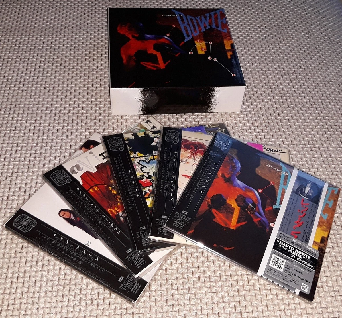 DAVID BOWIE PROMO BOX SET LET'S DANCE JAPAN MINI LP 5 CD'S BOX/OBI BY DISK UNION