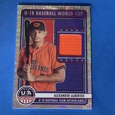 2023 USA Stars & Stripes WC Netherlands Patch  Alexander Albertus Refractor