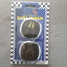 Acura Honda Type-r Emblem Logo Decal Nos Apc Sir Carbon Chrome Free Shipping