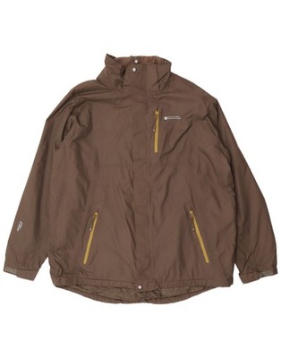 Mountain Warehouse Herren Regenjacke UK 42 XL Khaki Nylon DX10