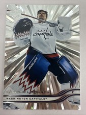 2025-26 UD Series 2 Hockey Charlie Lindgren #440 Outburst Silver Capitals -TCCCX