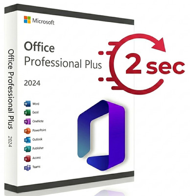 MICROSOFT OFFICE 2024 PROFESSIONAL PLUS - VOLLVERSION - SOFORT - 3 SEK