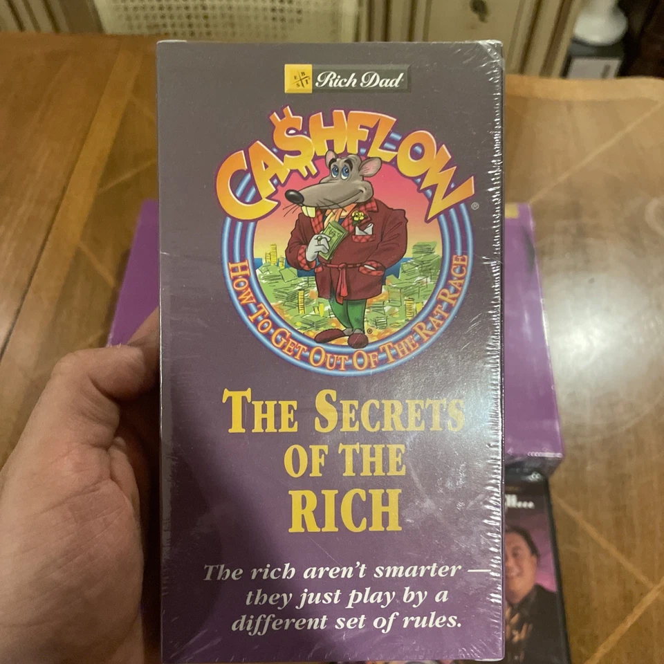 Cashflow 101 Rich Dad Board Game Investing by Robert Kiyosaki With VHS And Tapes - Image 2 of 4