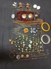 Vintage Costume Jewelry Lot Necklaces Brooches Bracelets Pierced Earrings