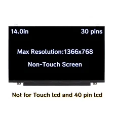 14" N140BGA-EA3 Laptop Replacement Led Lcd Screen WXGA HD 1366x768 30 Pin HD New