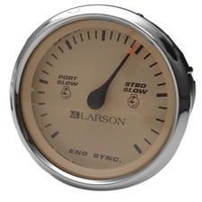 Larson Faria Boat Engine Synchronizer Gauge SY9701B | Euro Series
