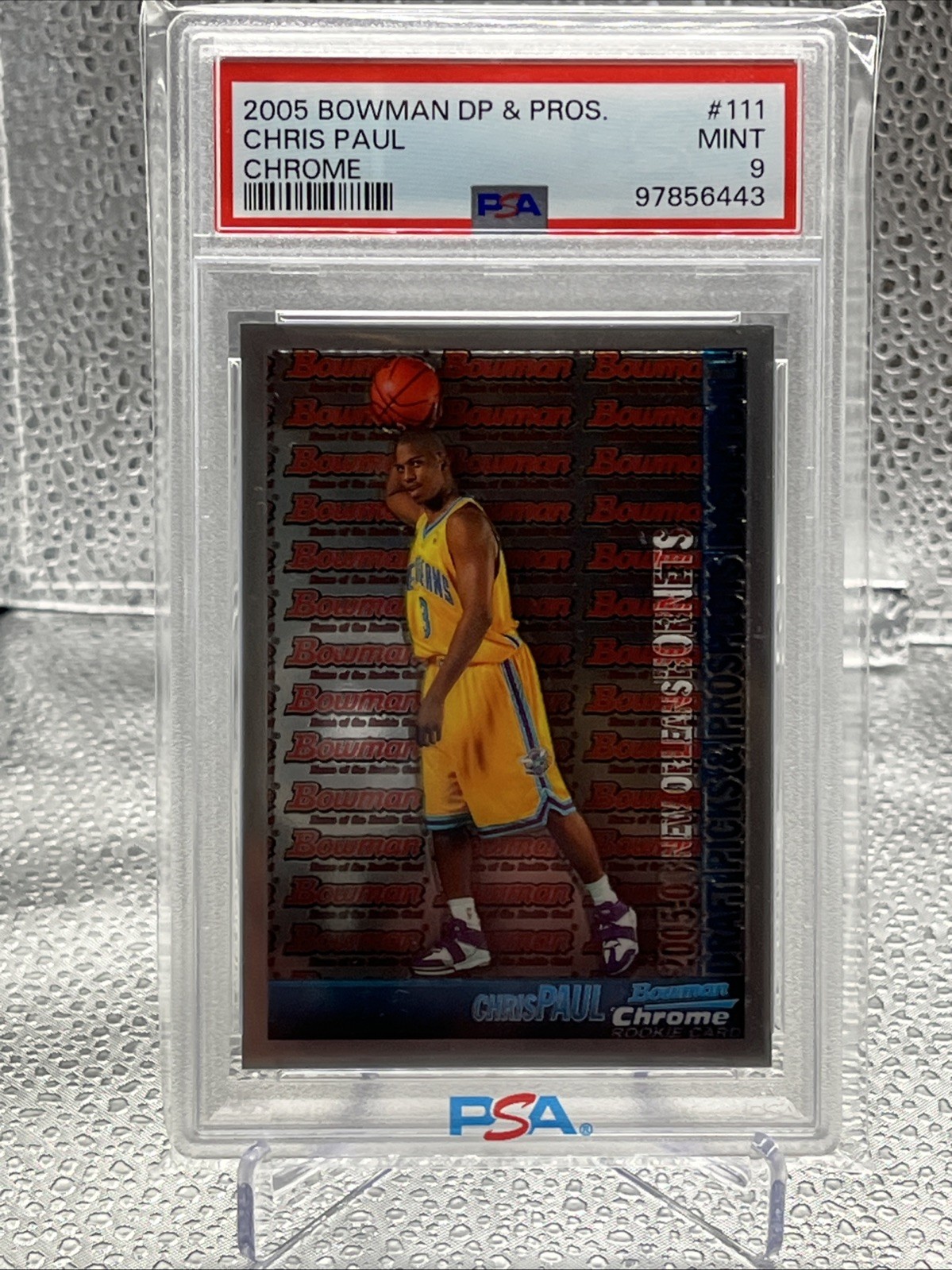 2005-06 Bowman Draft Picks & Prospects Chris Paul #111 Chrome (RC) PSA 9 MINT