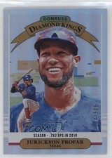 2019 Panini Donruss Diamond Kings Season Stat Line /500 Jurickson Profar #15 z6b
