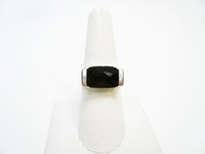 900 Silver Smoky Quartz Ring Size 9
