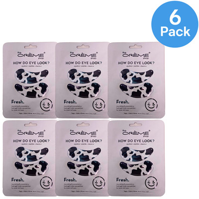 The Crème Shop How Do Eye Look? Hydrogel Under Eye Patches 6 Pack New