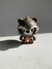 Marvel Mighty Muggs Rocket Raccoon 4  Face Flip Action Figure Spin Toy No Box
