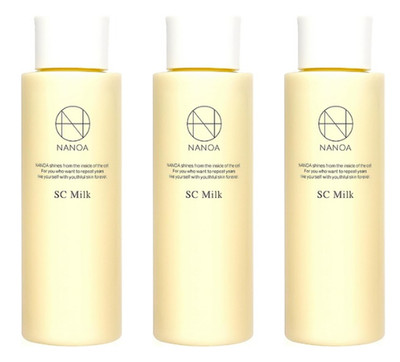 NANOA SC Milk Moisturizing Emulsion 3.38 fl oz / 100ml x 3 set Made in Japan