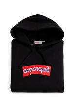 SS17 Supreme X Comme Des Garçons SHIRT Box Logo Hoodie Schwarz L