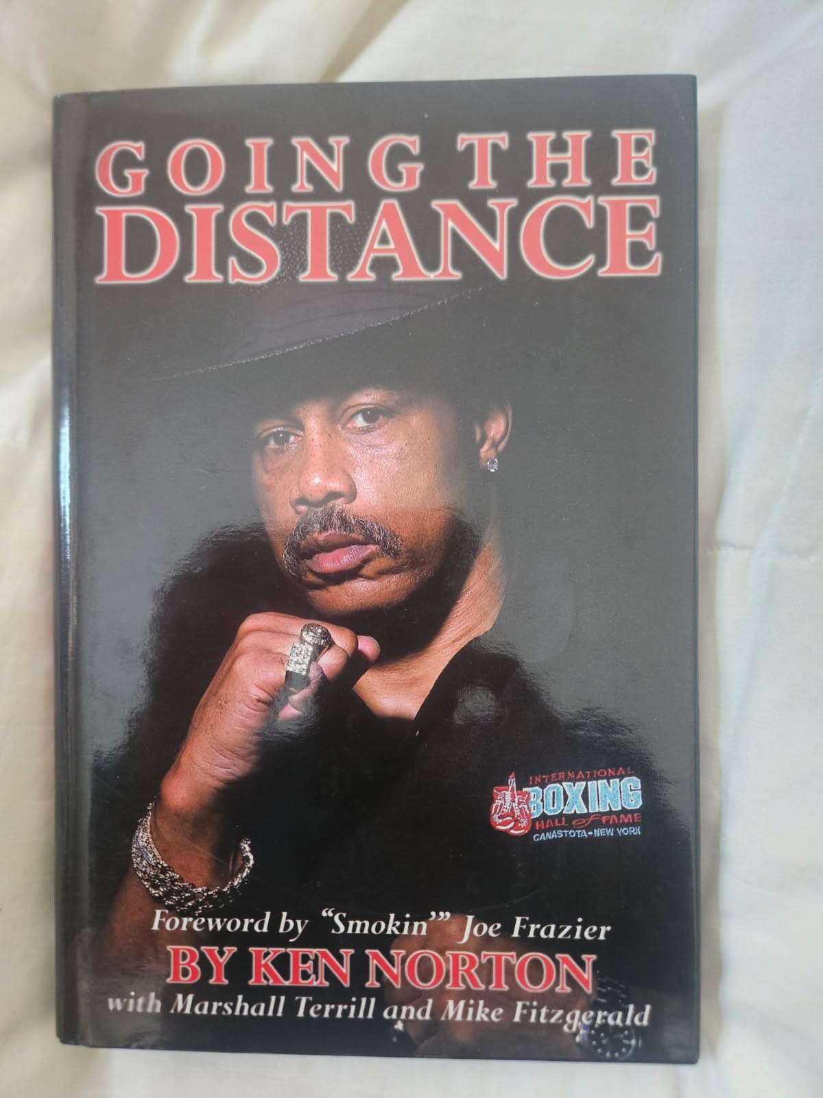 1978 World Champion  Ken Norton autographed hard cover book