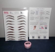 Bossy Brown Variety Pack Temporary Eyebrow Tattoos Waterproof Eyebrow Stickers