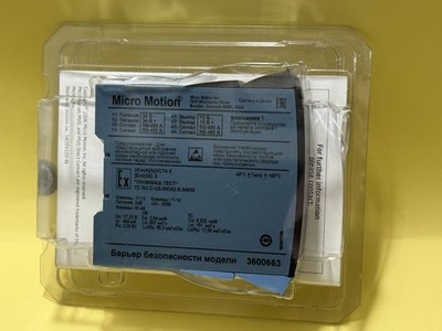 Micro Motion 3600663 Safety Barrier 24V MVD Direct Connect Module