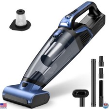 Cordless Pet Hair Handheld Vacuum - 20000PA Suction, Motorized Brush, LED Light