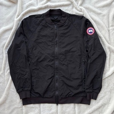 Canada Goose Black Faber Bomber Light Jacket - Large - $695 - Authentic - New