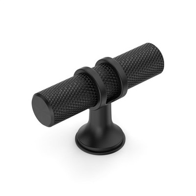 Matte Black Knurled Cabinet Knobs Kitchen Drawer Pulls Cupboard Hardware 10 PC