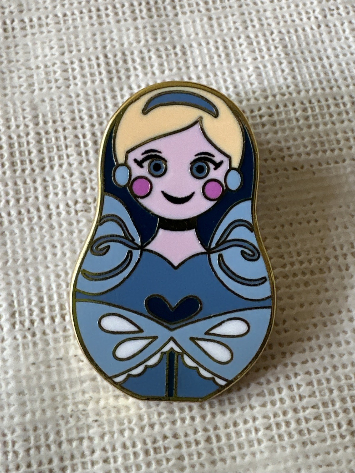 Disney Trading Pin Princess Nesting Dolls Matryoshka Cinderella