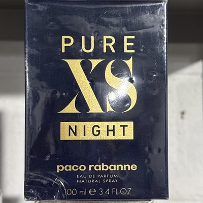 Paco Rabanne Pure XS Night 100ml/3.4 oz Eau De Parfum Spray NIB Sealed