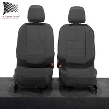 Fits Land Rover Discovery 4 Front Seat Covers Tailored (2009-2016) Black 107