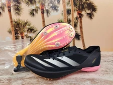 Adidas Adizero Ambition Track Spikes Black Multi Cleats Men's Size 11.5 NEW 