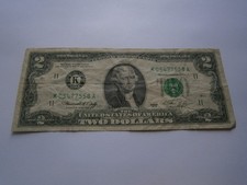 1976 United States of America $2 Dollar Two Bank Note - Free Postage!!