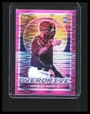 2021 Keibert Ruiz Rookie Card Chronicles Overdrive Pink Pulsar #5 Dodgers